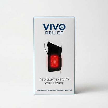 VIVO Relief Red Light Therapy Wrist Wrap
